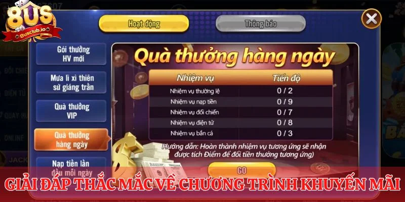 Giải Đáp Thắc Mắc Thường Gặp Khi Trải Nghiệm Tại 8US Những giải đáp thắc mắc về chương trình khuyến mãi