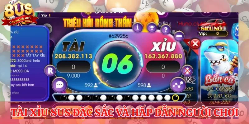 Tài xỉu 8US – Đỉnh Cao Xanh Chín, Chơi Là Mê Tài xỉu 8us đặc sắc và hấp dẫn người chơi tham gia