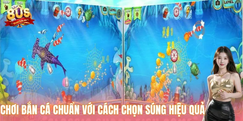 Chơi Bắn Cá Chuẩn - Bí Quyết Thắng Lớn Từ Các Chuyên Gia Chơi bắn cá chuẩn với cách chọn súng và đạn hiệu quả